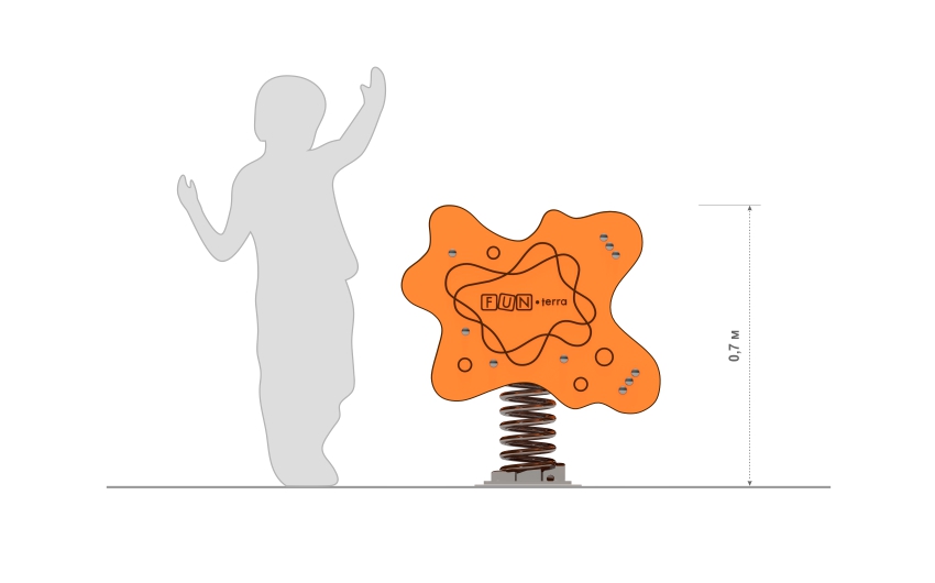 Качалка на пружине КЧ-116