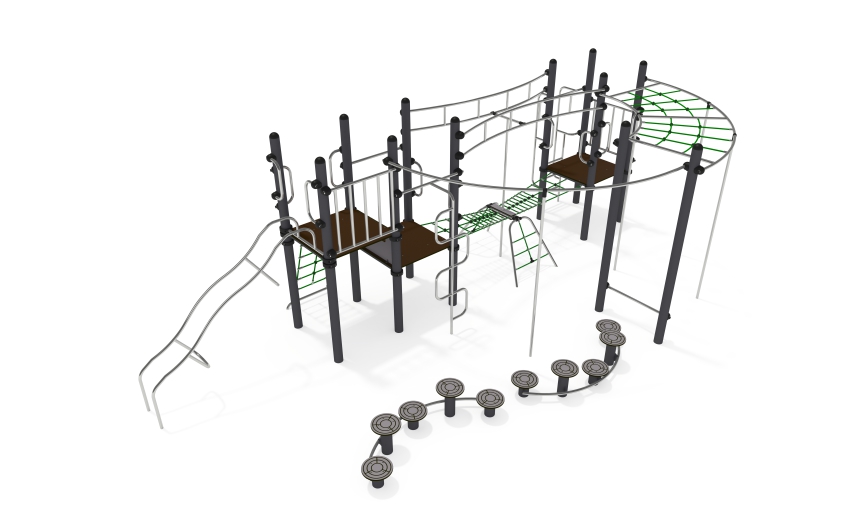 Детский игровой комплекс детской игровой площадки НЛ- 03