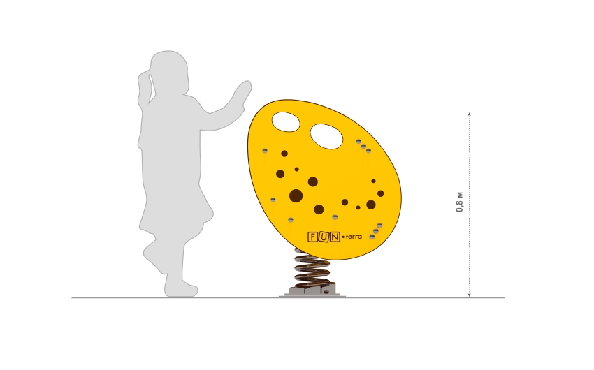 Качалка на пружине КЧ-115