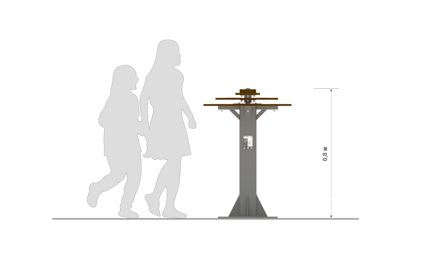 Развивающая панель «Алфавит» МИФ-86