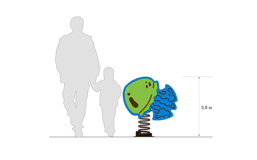 Качалка на пружине КЧ-110