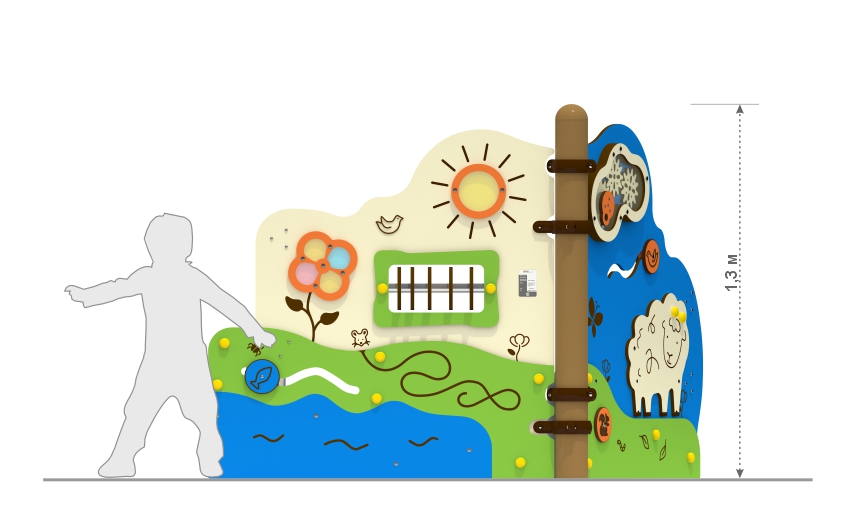 Игровой модуль "Лужайка" ДС-05