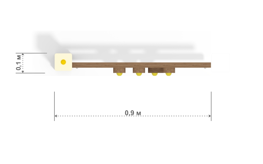 Забор(секция) 	МФ-70-04