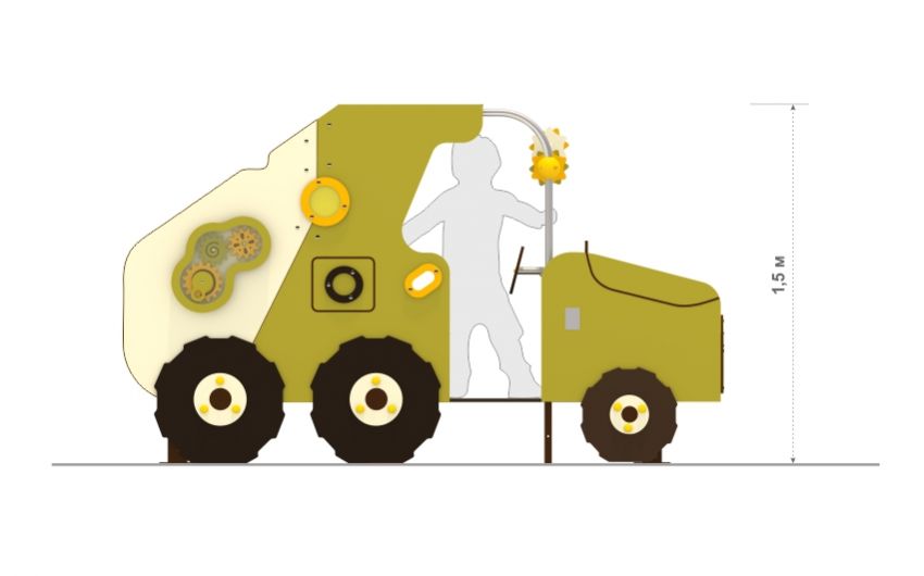 Игровой домик "Экомобиль" ДС-11