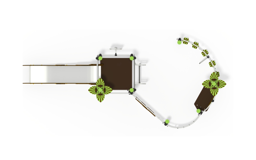 Детский игровой комплекс детской игровой площадки РЛ-06