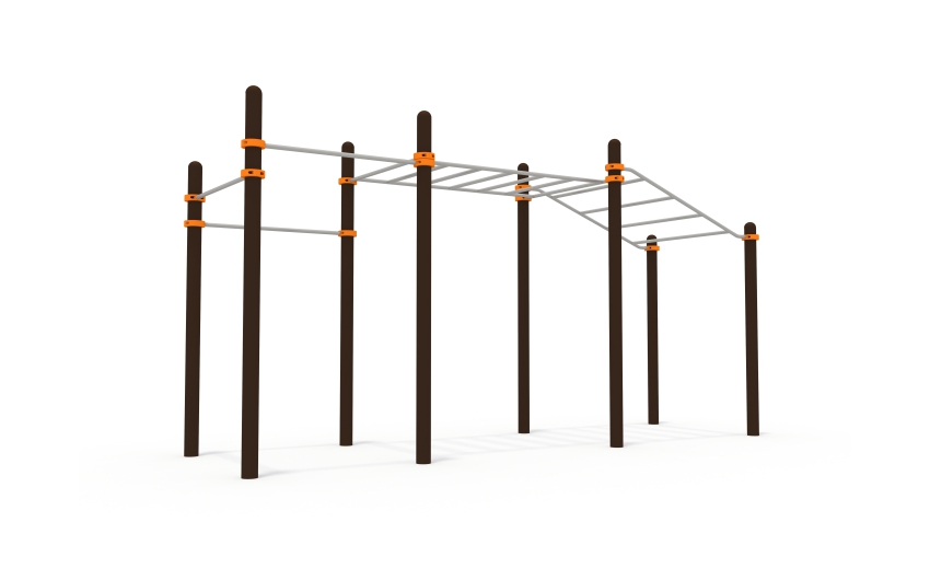 Рукоход с турниками ФТ-19