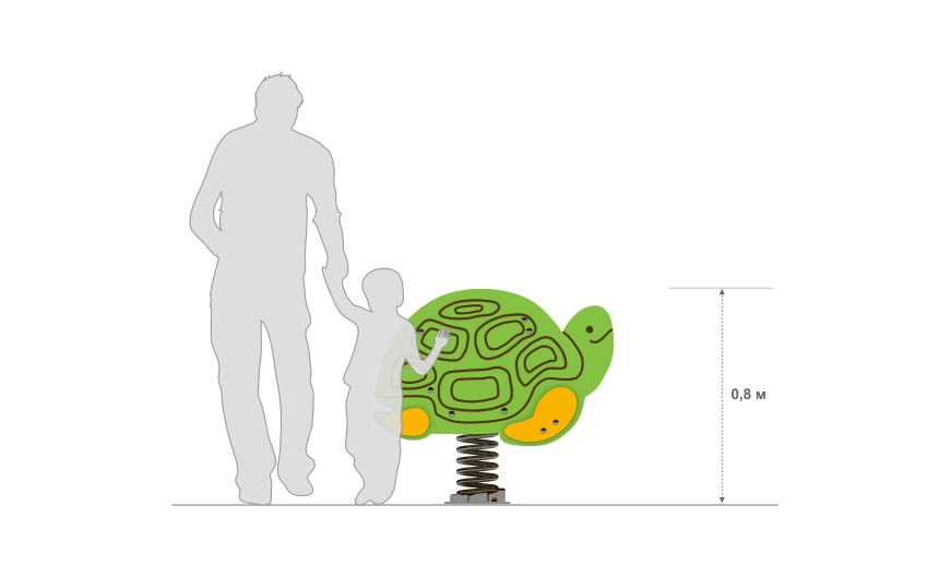 Качалка на пружине КЧ-102
