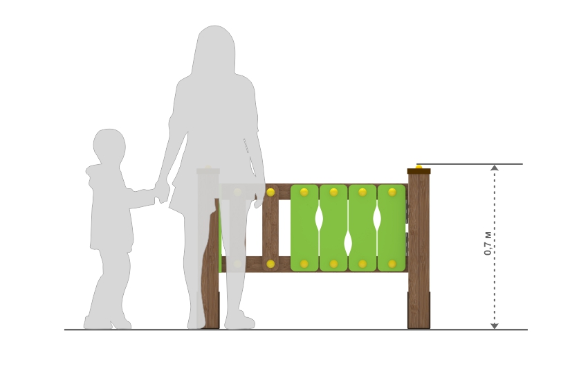 Калитка(секция) «Заколдованный лес»	МФ-71-01