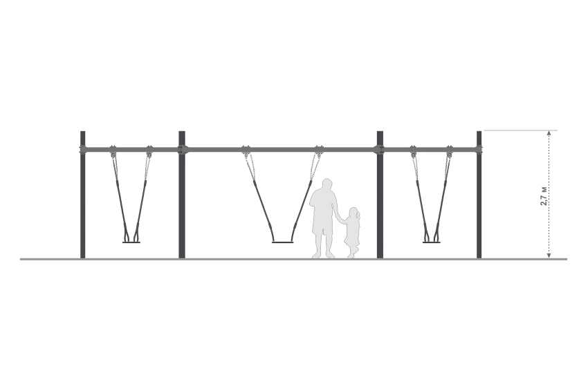 Качели МИФ-100