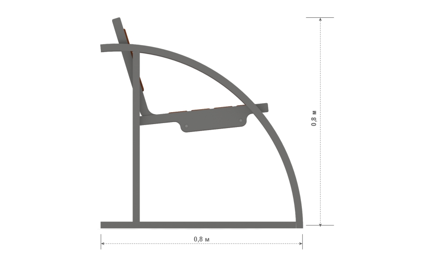 Скамья "Турин" Т104