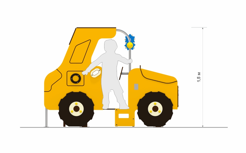Игровой домик "Автомобиль" ДС-10