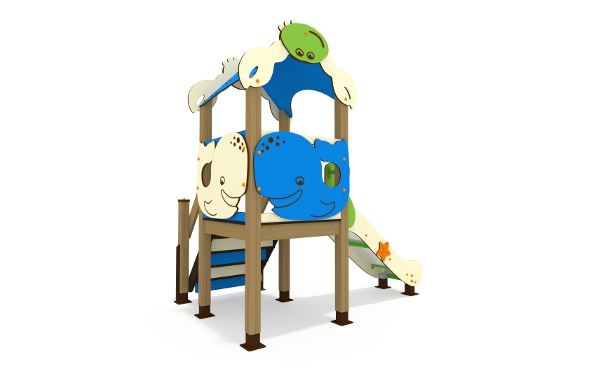 Горка с крышей МИФ-Л-05