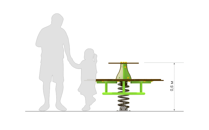 Качалка на пружине КЧ-105