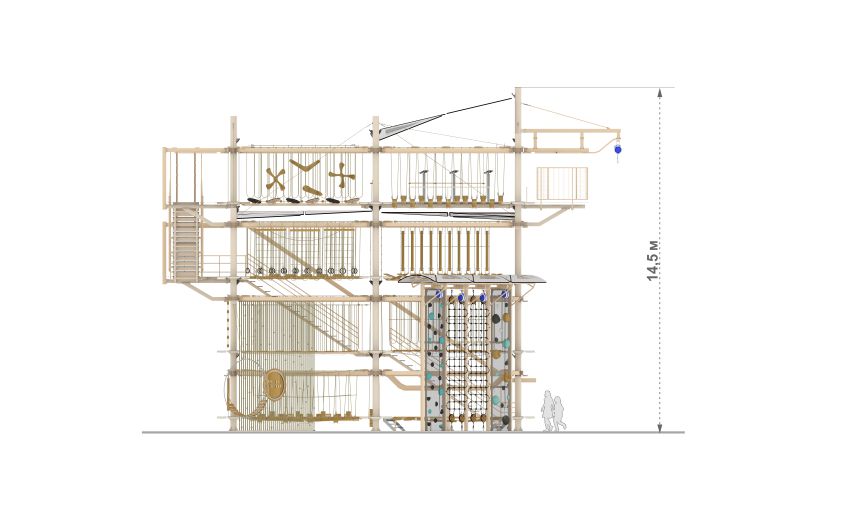 Канатный парк КПЧ-20 "Айсберг"