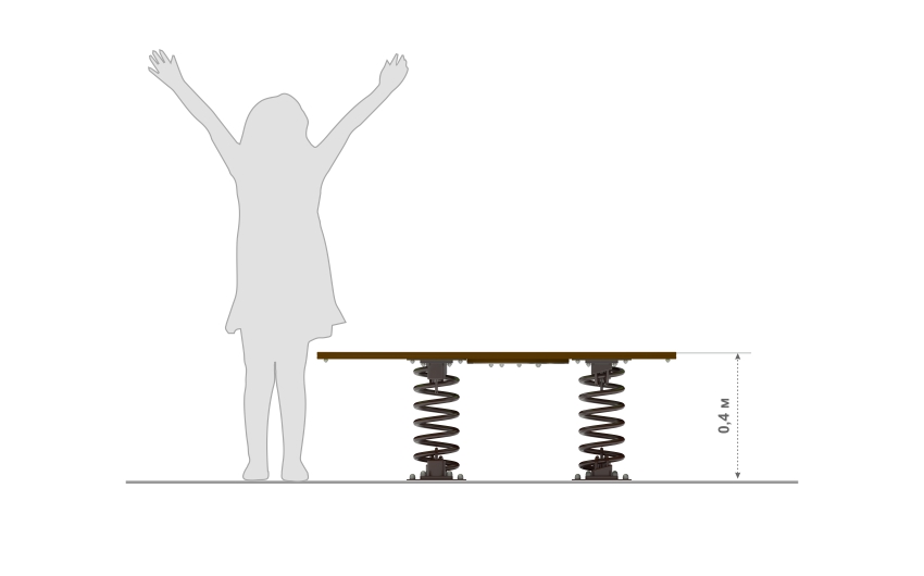 Качалка на пружине "Серфинг" КЧ-112