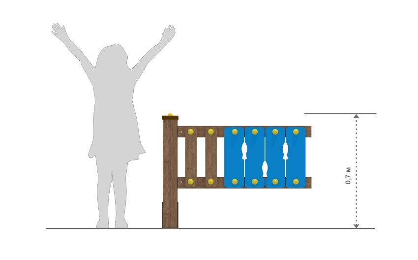 Забор(секция) «Синдбад»	МФ-70-03