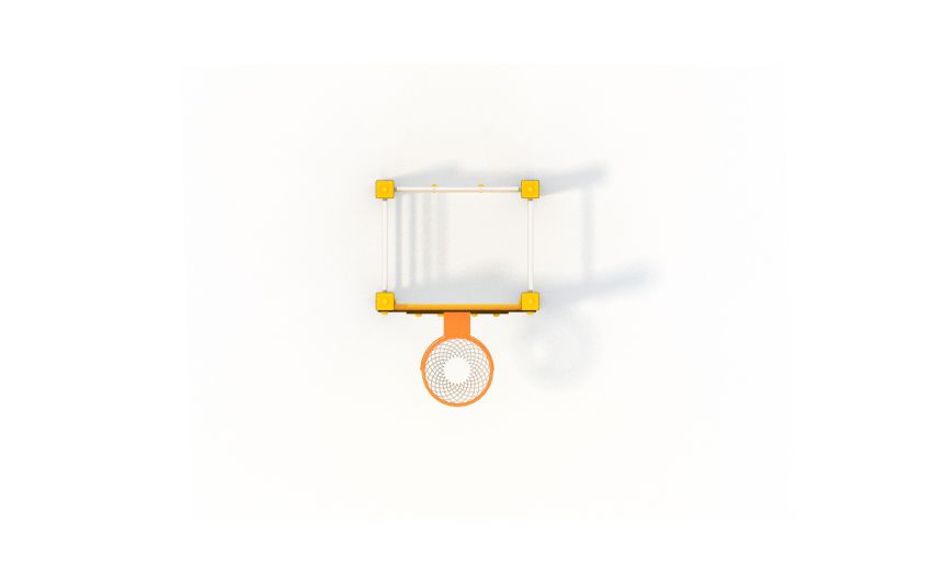 Мишень с баскетбольным кольцом ДС-35