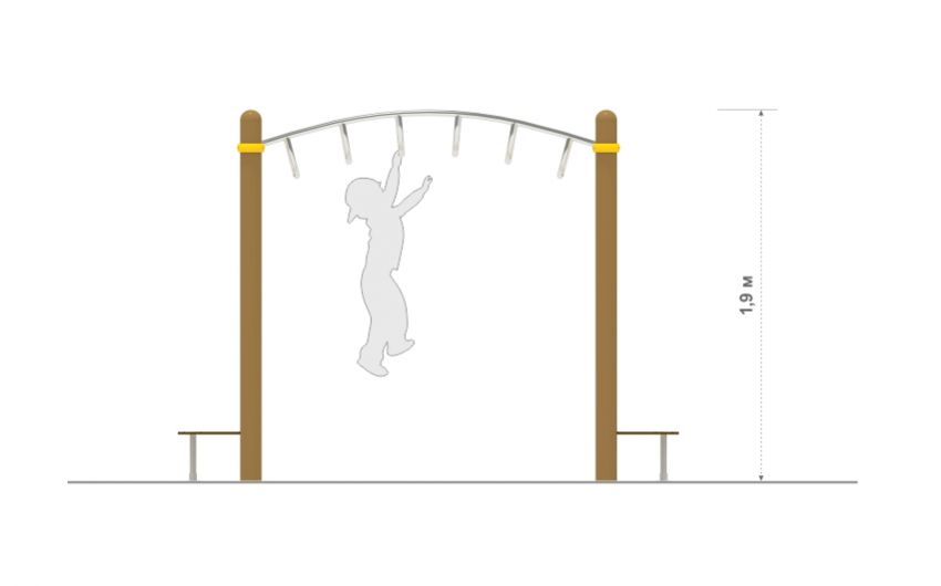 Рукоход ДС-33
