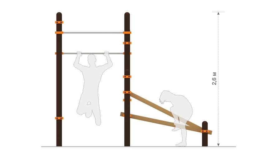 Комплекс для воркаута ФТ-21