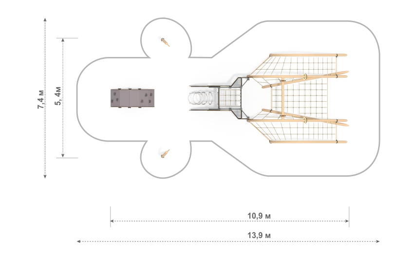 Игровой комплекс "Мамонт" ЛП-02