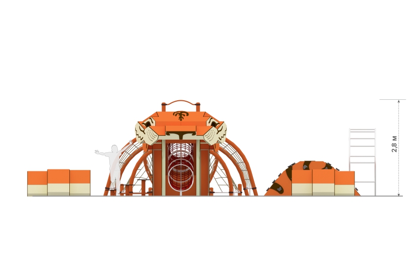 Игровой комплекс "Саблезубый тигр" ЛП-01