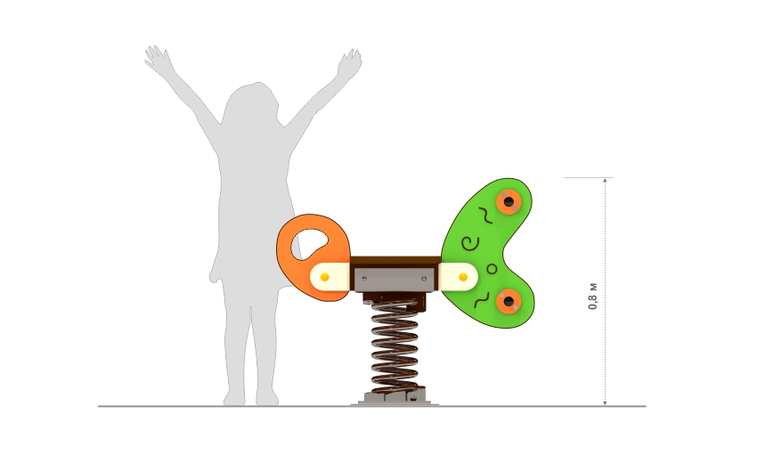 Качалка на пружине КЧ-117