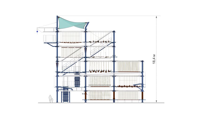 Канатный парк КПЧ-20 "Бриз"