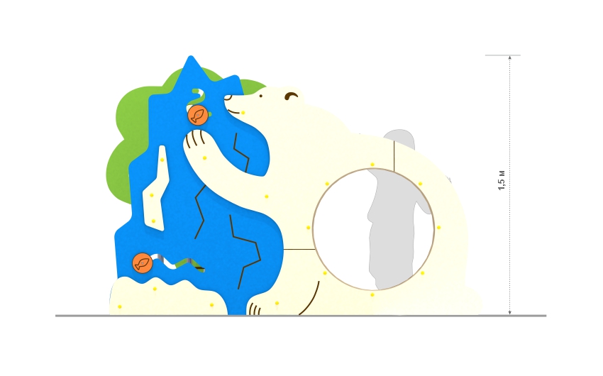 Игровой модуль «Мишка» МИФ-84-01