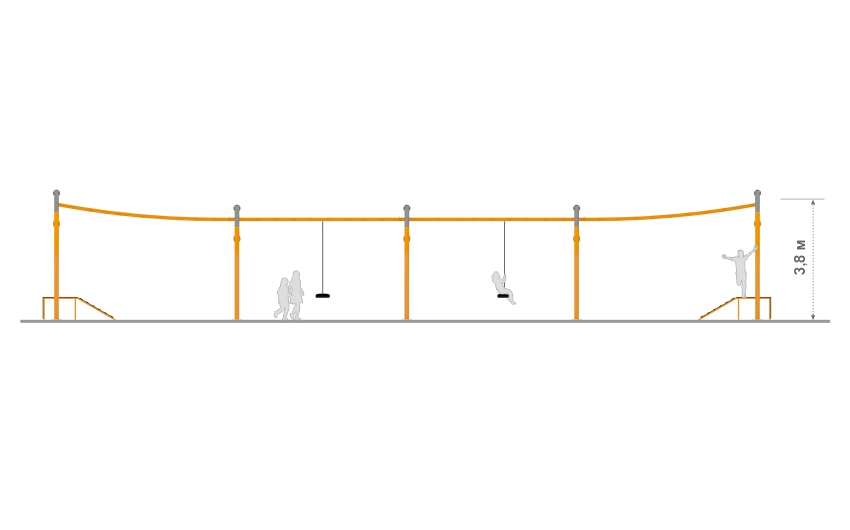 Монорельс «КИНЕТИКА» МР-2-1