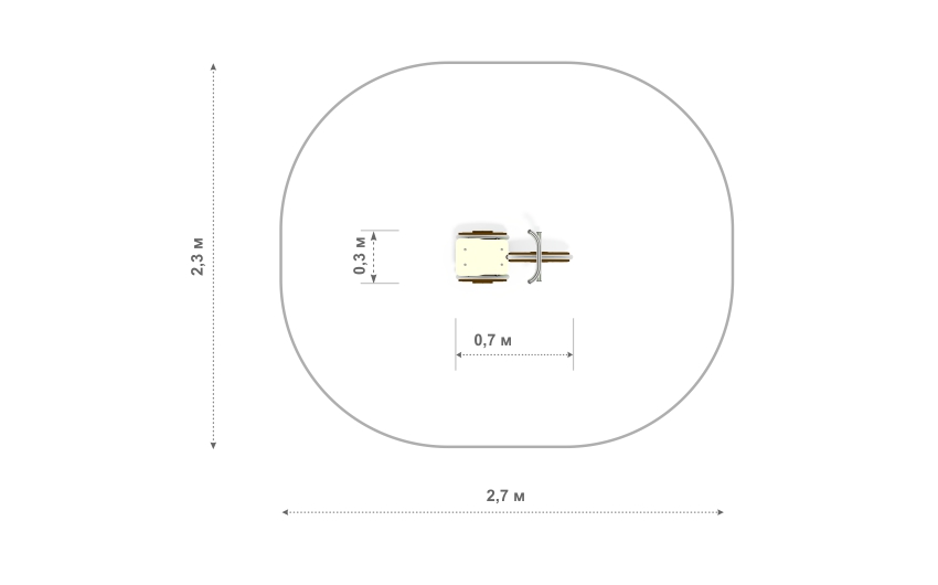 Качалка на пружине "Велосипед" КЧ-121