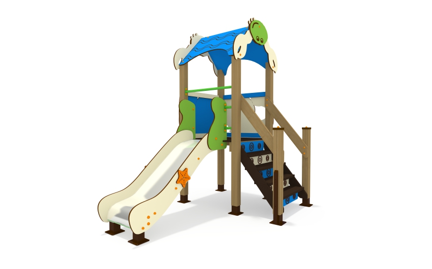 Горка с крышей МИФ-Л-05