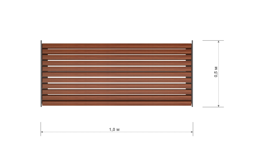 Парковая скамья Верона Т232