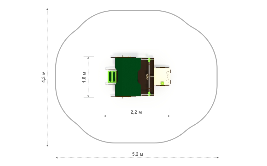Игровой домик ЗЛ-34