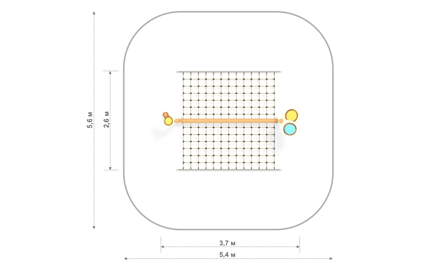 Детский игровой комплекс детской игровой площадки ЭКО-07