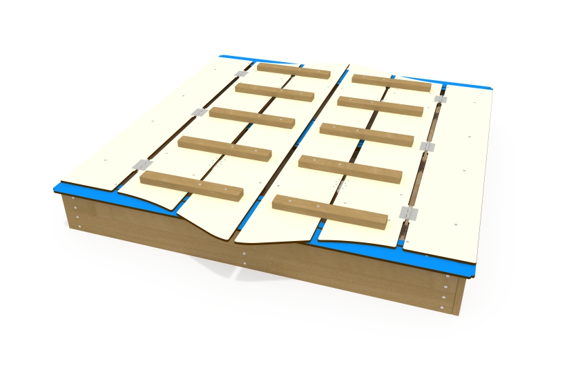 Песочница с крышкой ДС-40