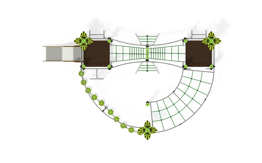 Детский игровой комплекс детской игровой площадки РЛ-03