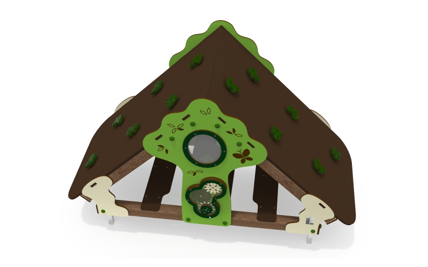 Игровой домик со скалодромом ДС-60