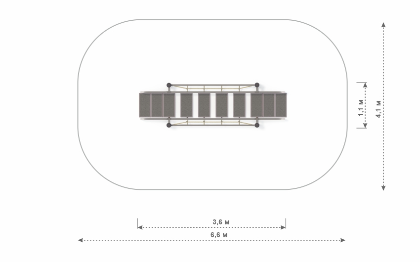 Мостик с цепями СП-19