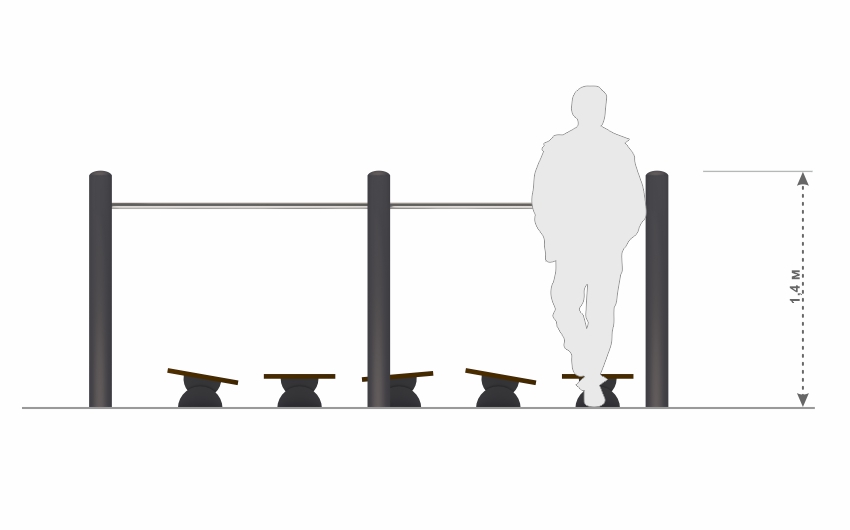 Балансир с поручнями СП-16