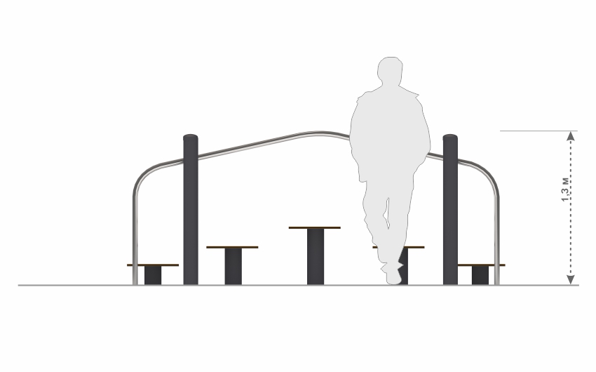 Степы с поручнями СП-20